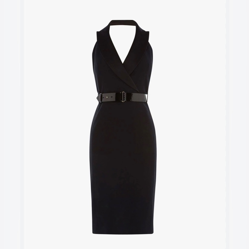 Halter Tuxedo Dress
